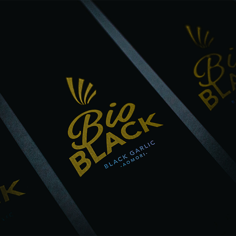 BIO BLACK｜ロゴマークデザイン, パッケージラベルデザイン